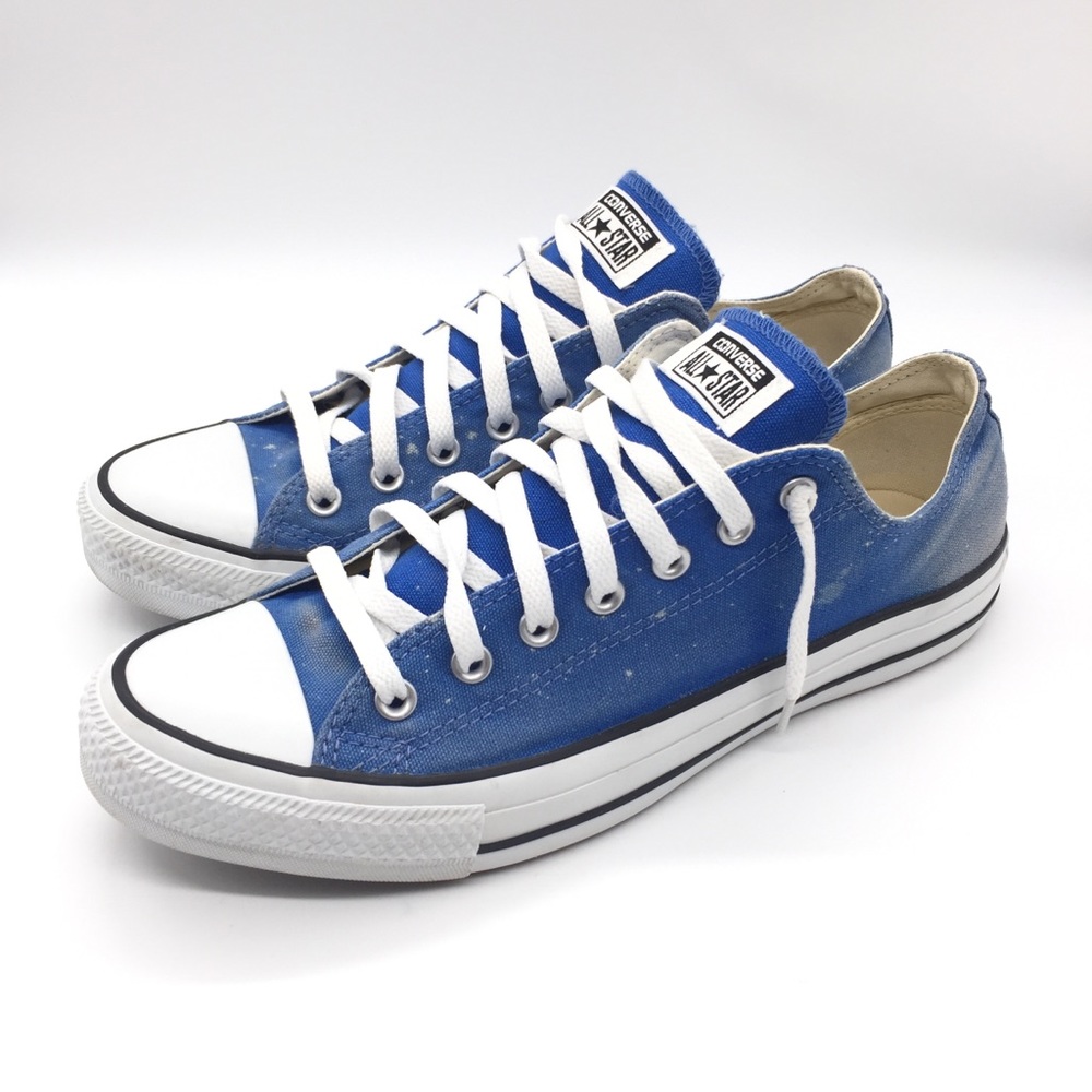 CONVERSE Low Top Bleached Sneakers Mens Sz 11